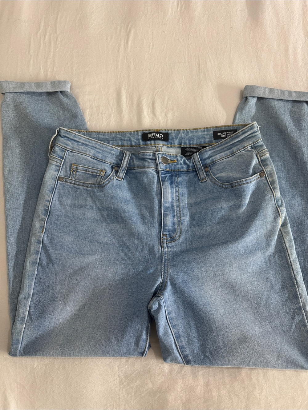 Buffalo David Bitton Light Blue women’s highrise strech skinny